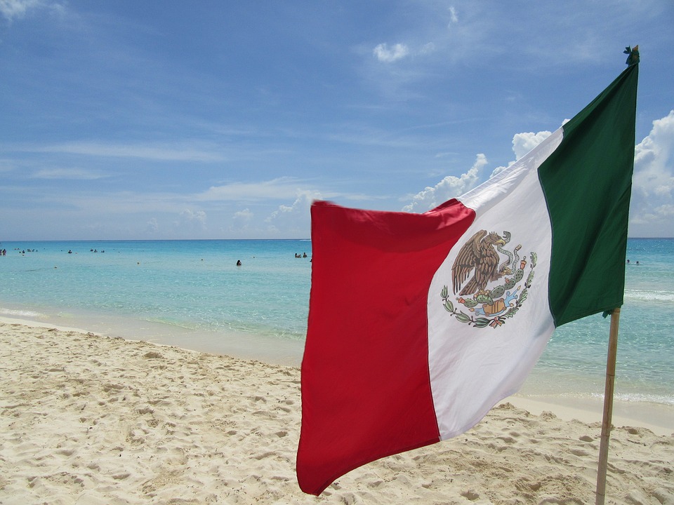 CANCUN MESSICO BANDIERA